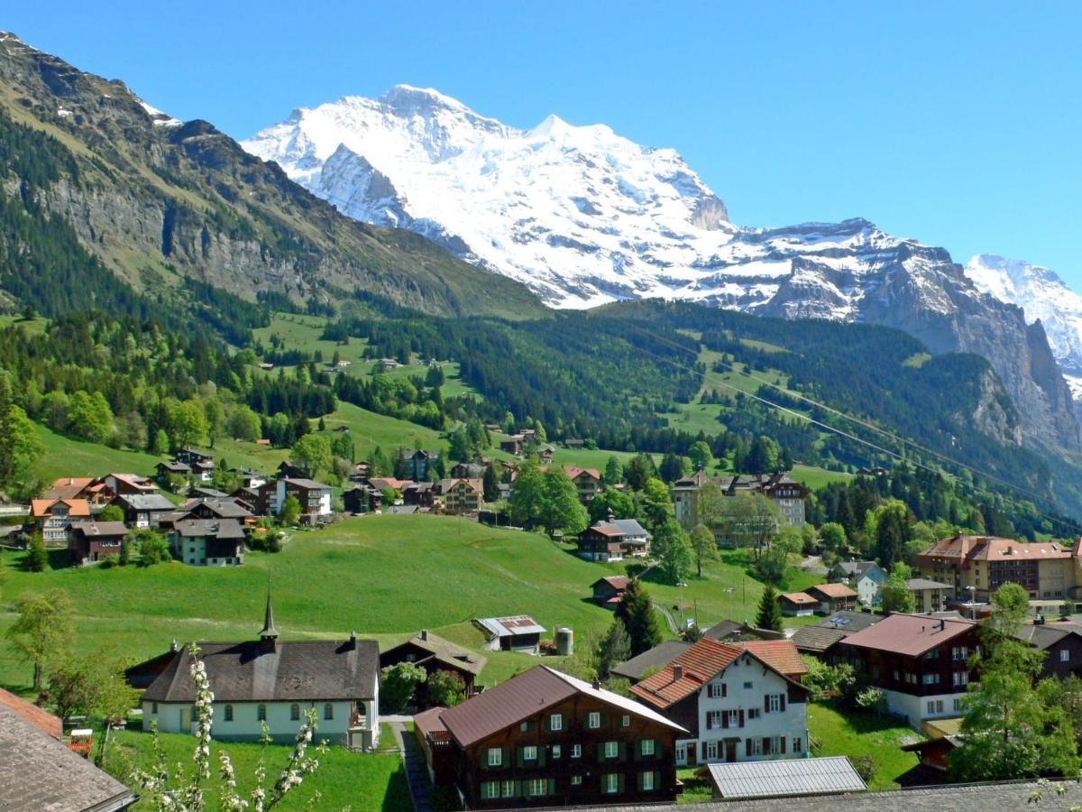 Chalet Zwaergli By Interhome Wengen Exteriör bild